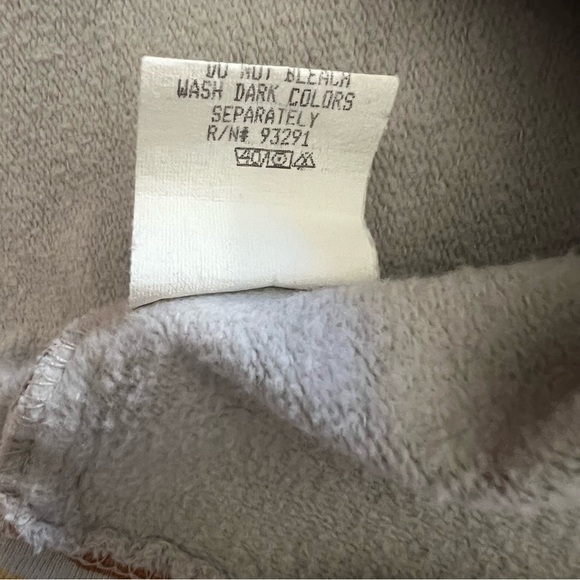 Vintage True Grit Fleece Jacket women’s L gray/ivory western boho southwestern - Picture 5 of 6